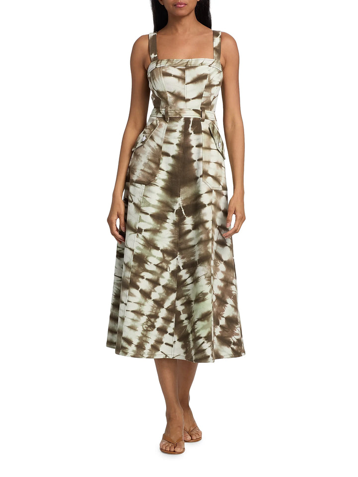 Tie Dye Denim Malani Dress