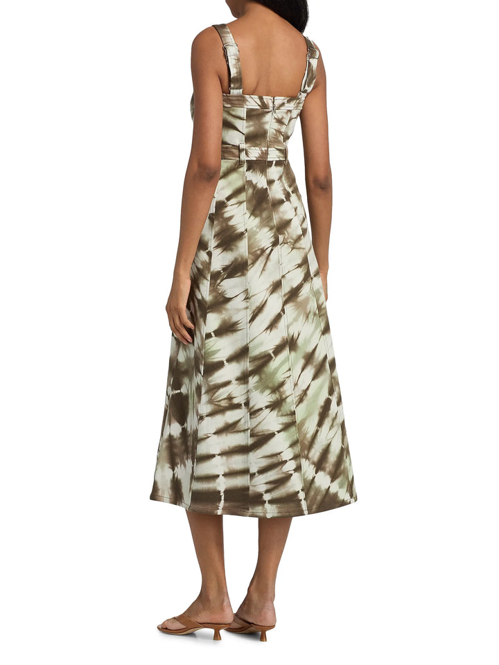 Tie Dye Denim Malani Dress