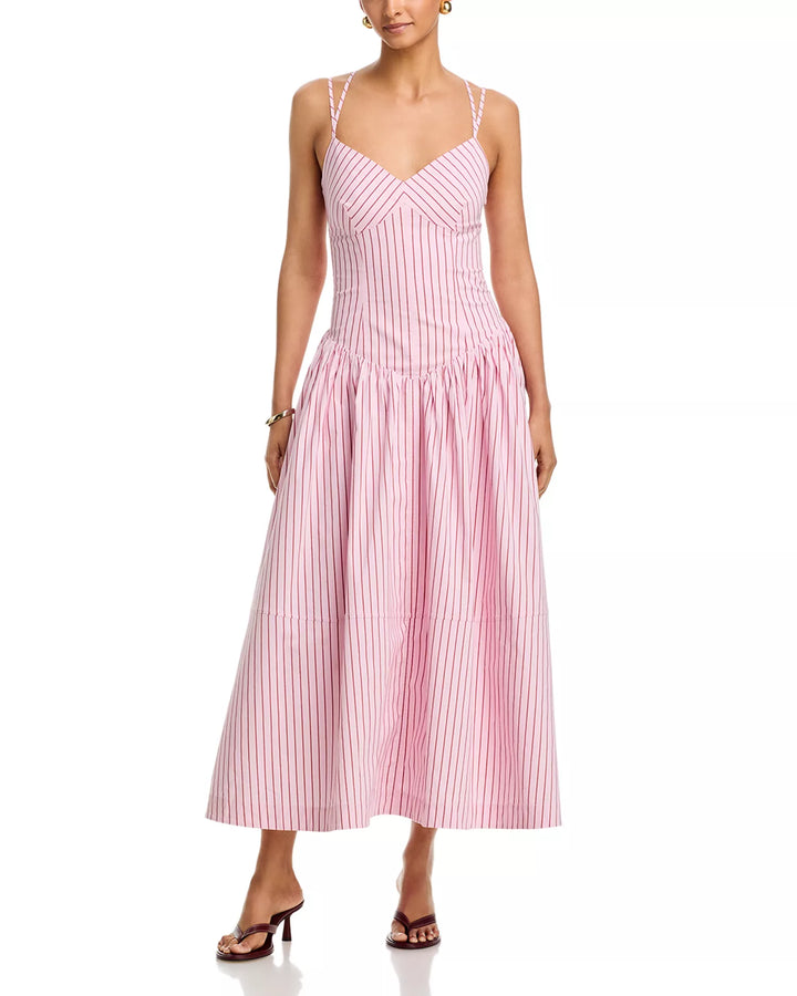 Rose Stripe Dagna Dress