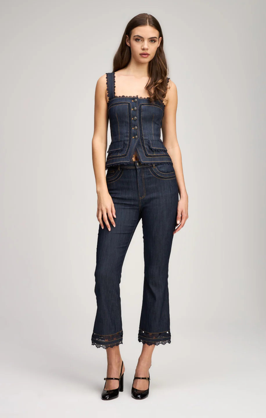Guipure Lace Cropped Stevie Jean