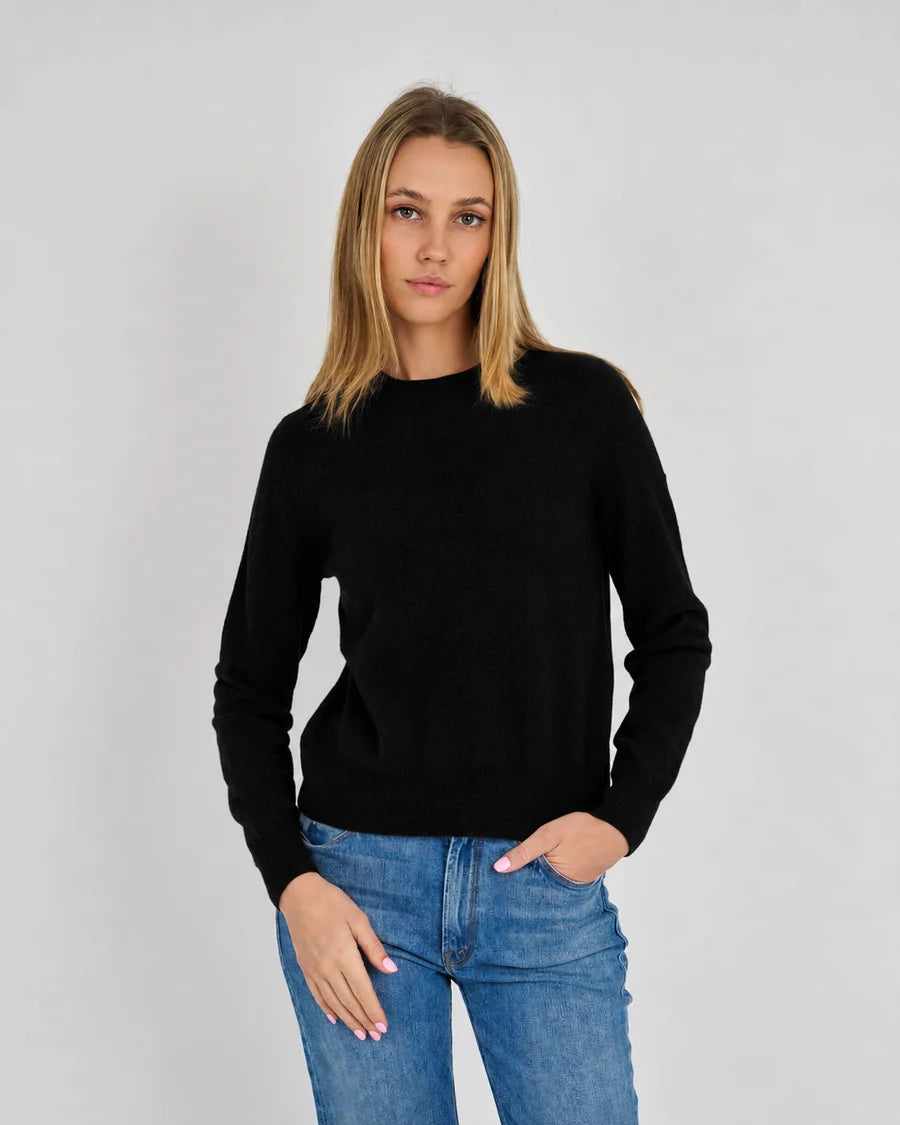 Crew Cashmere Solid Sweater