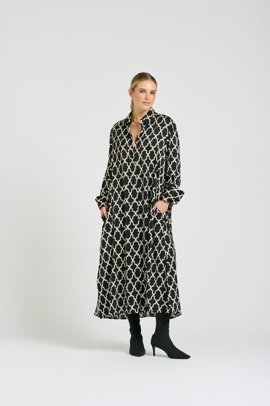 Amelie Longline Shirt Dress
