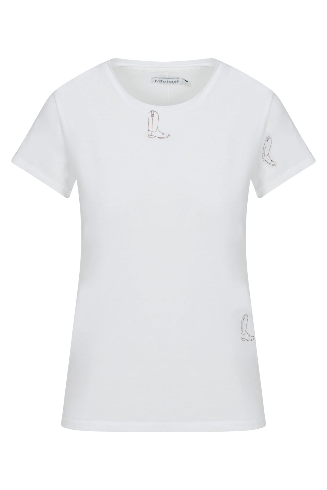 Embroidered Cotton T-Shirt