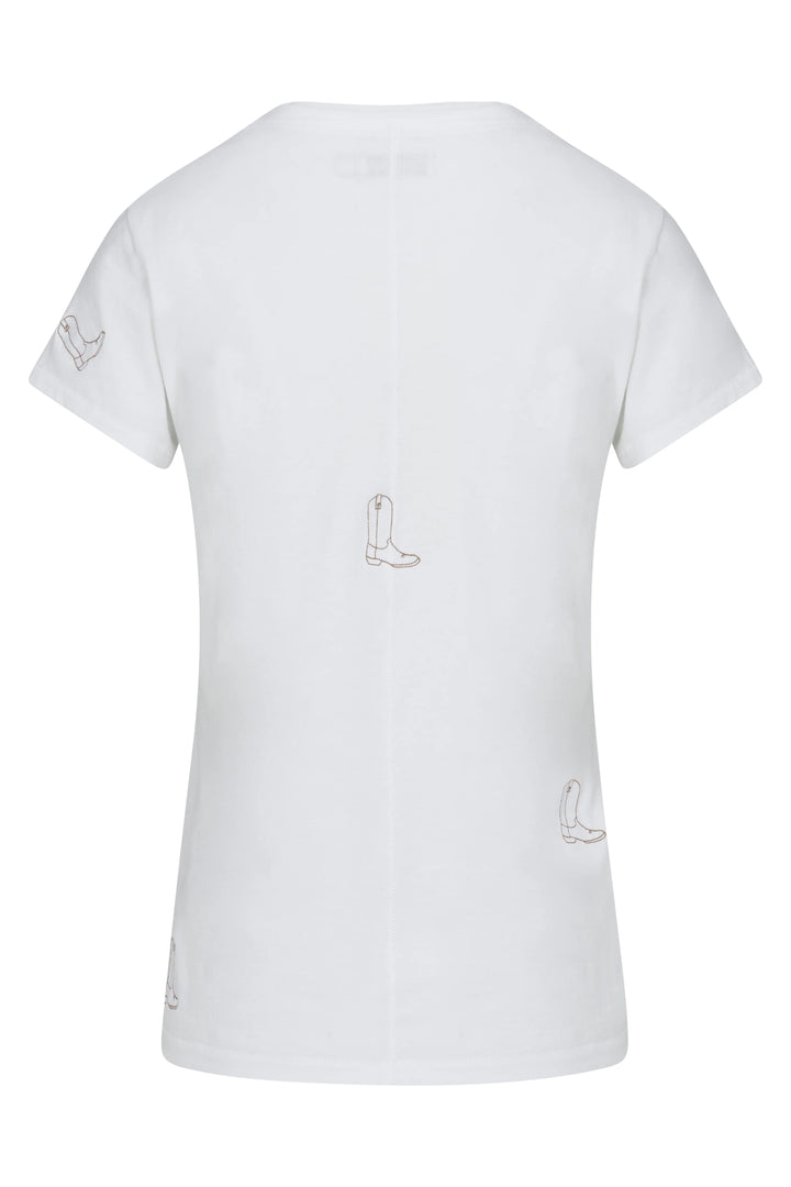 Embroidered Cotton T-Shirt