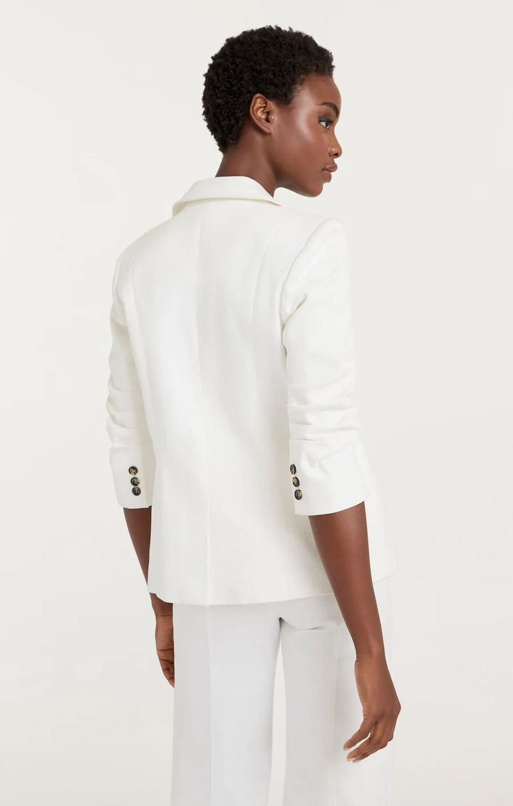 White Denim Khloe Blazer