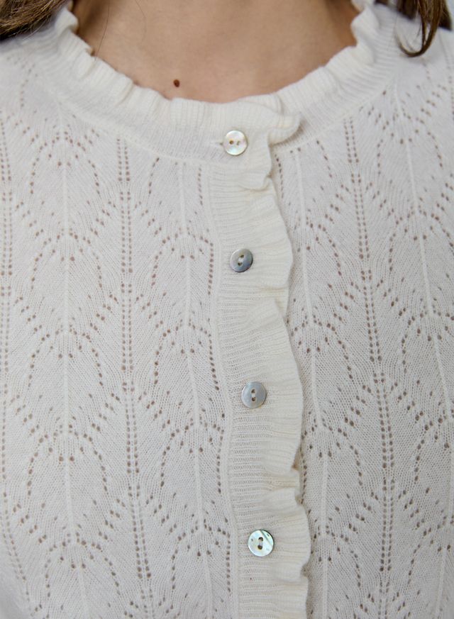 Pointelle Cardigan