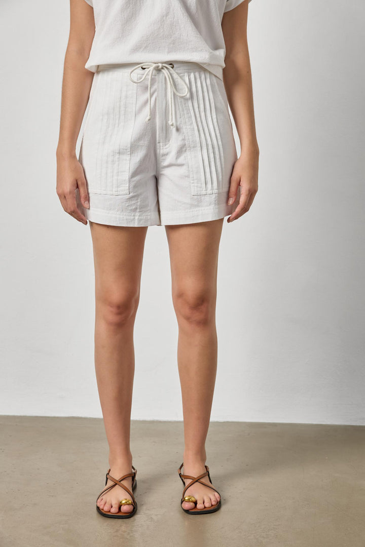 Pintuck Pocket Shorts