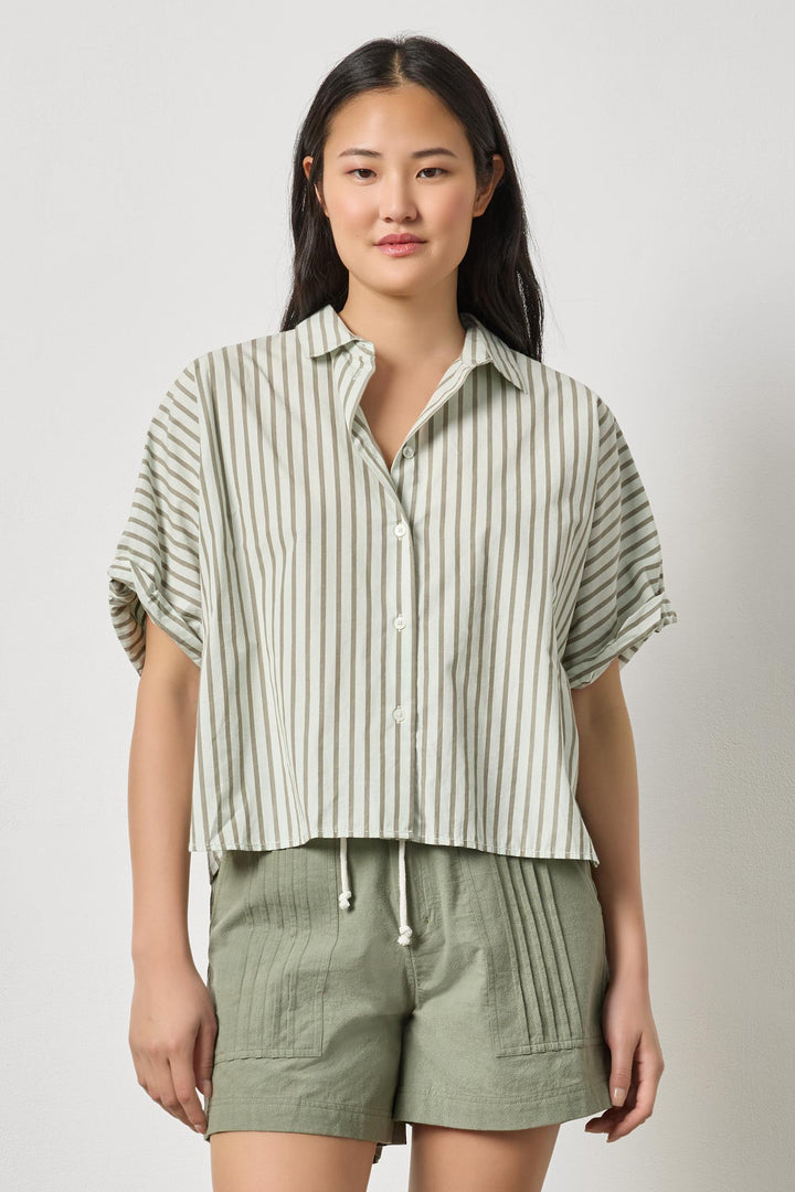 Striped Oversized Button Down