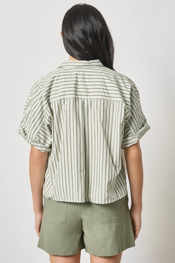 Striped Oversized Button Down