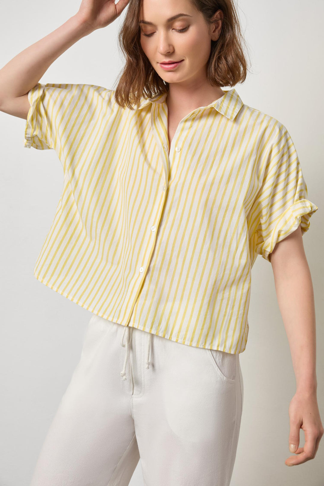 Striped Oversized Button Down