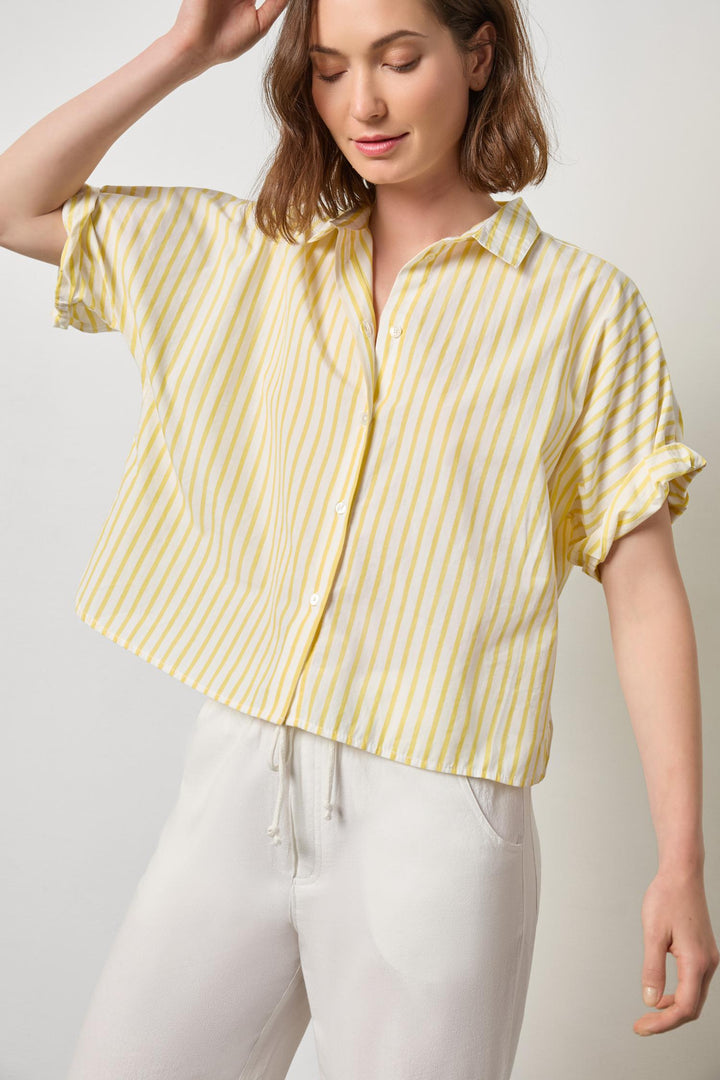 Striped Oversized Button Down