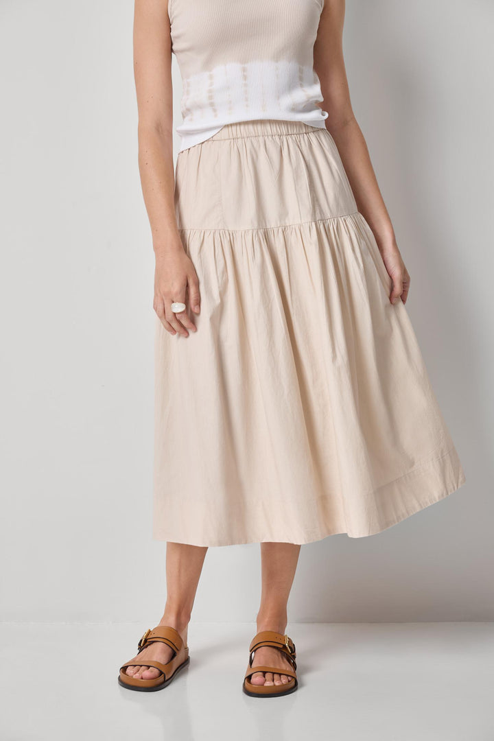 Poplin Yoke Skirt