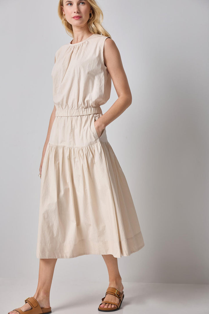 Poplin Yoke Skirt