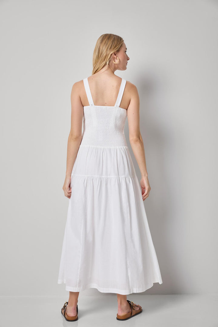 Smocked Bodice Maxi Dress