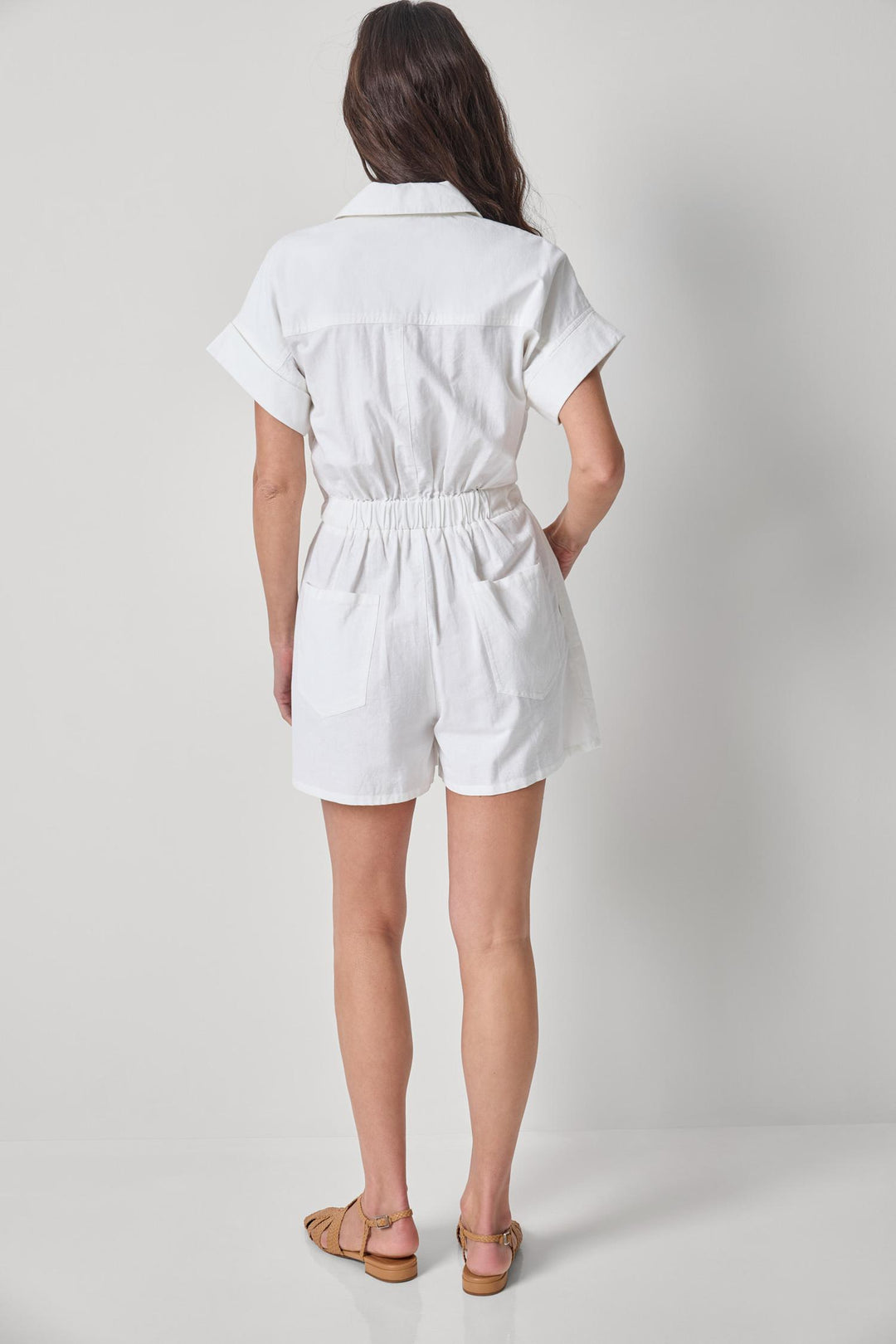Linen Blend Romper