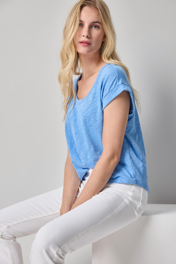 Cuff Sleeve Boxy Top