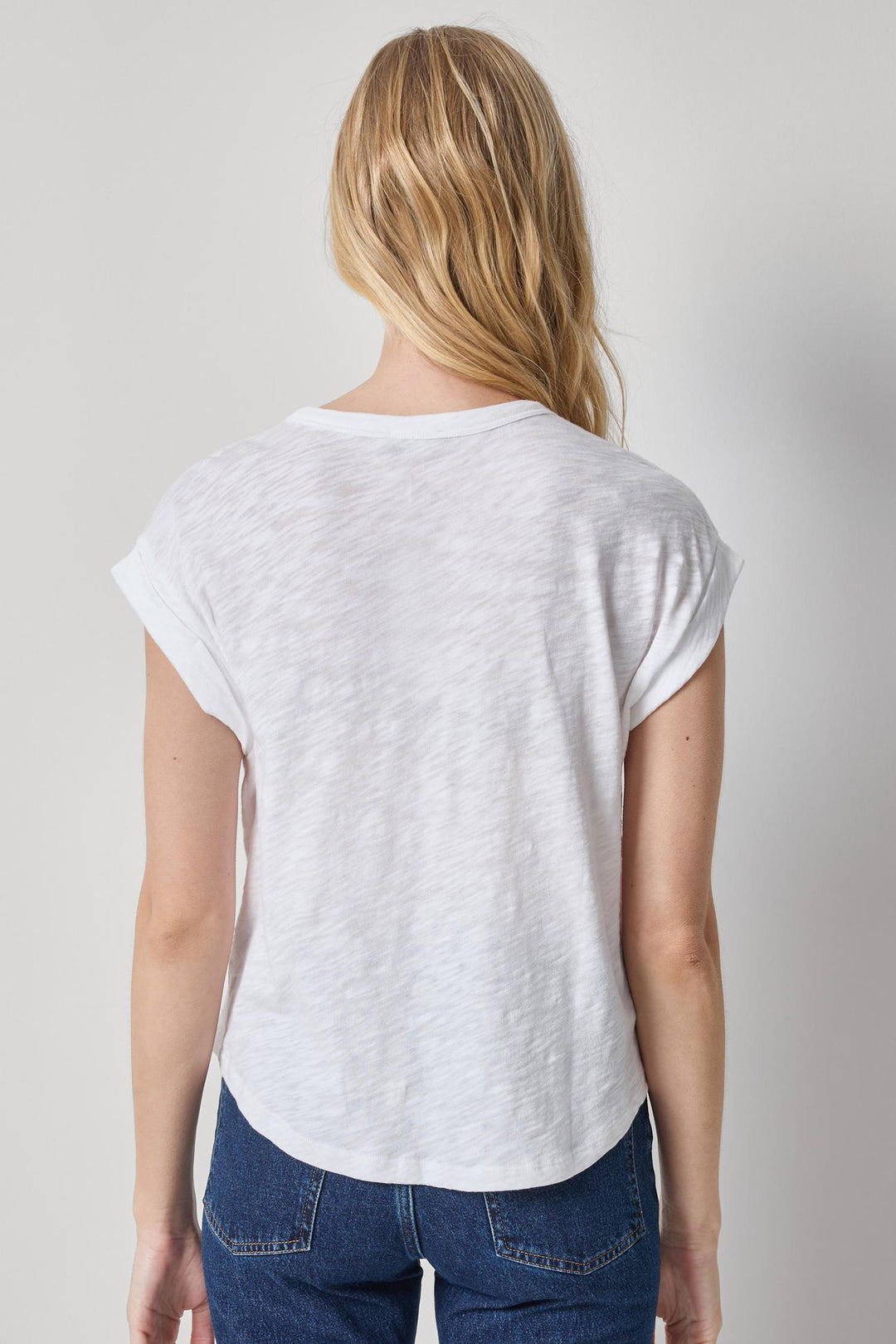 Cuff Sleeve Boxy Top