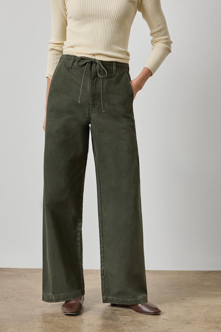 Washed Twill Pant