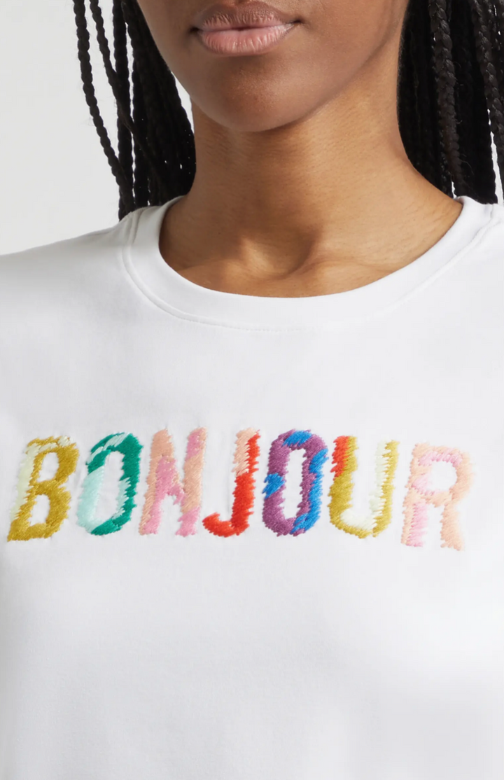 Bonjour Scribble Shrunken Tee