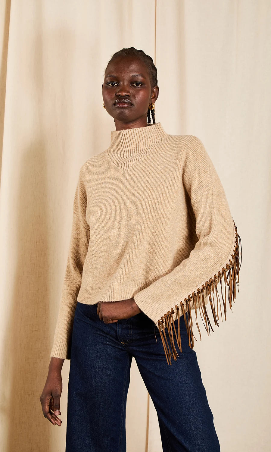 Fringe Knit Sweater