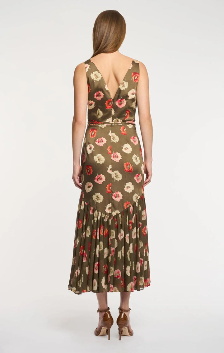 Floating Poppies Makaila Dress