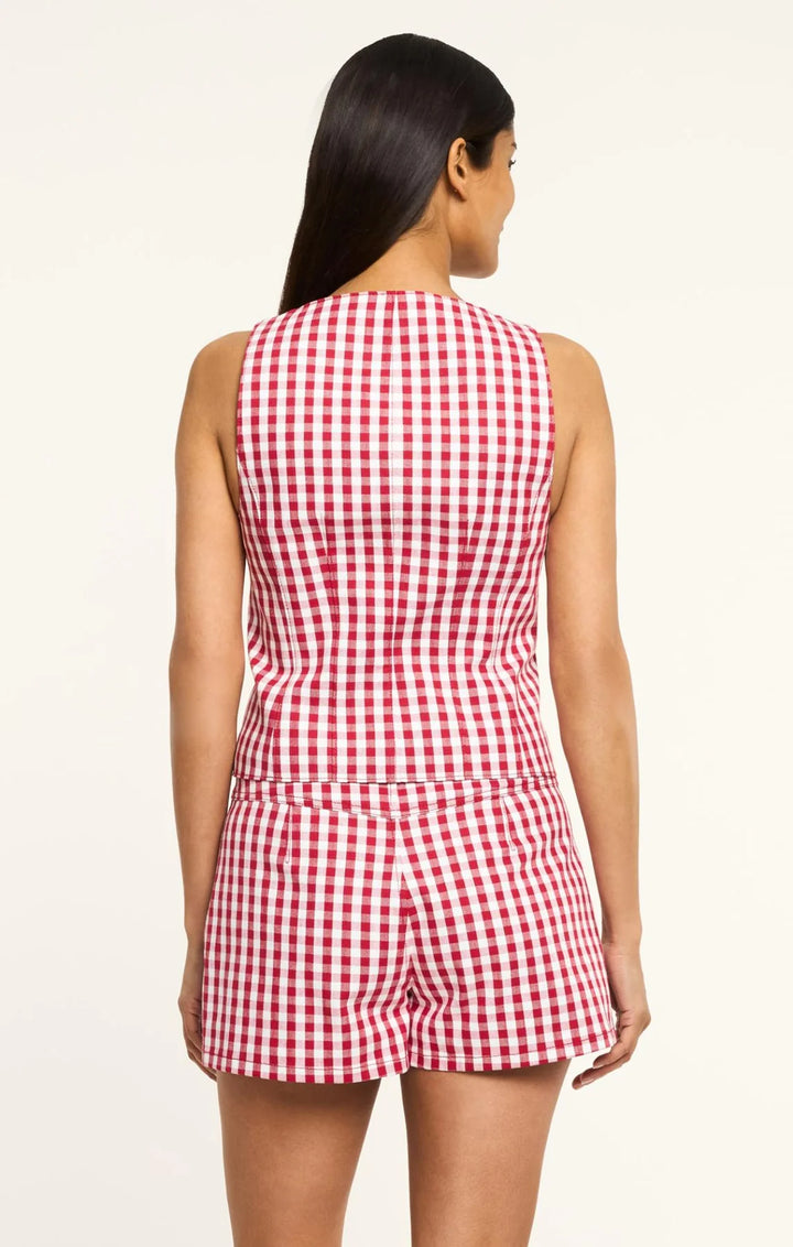 Mini Gingham Denim Lovina Top