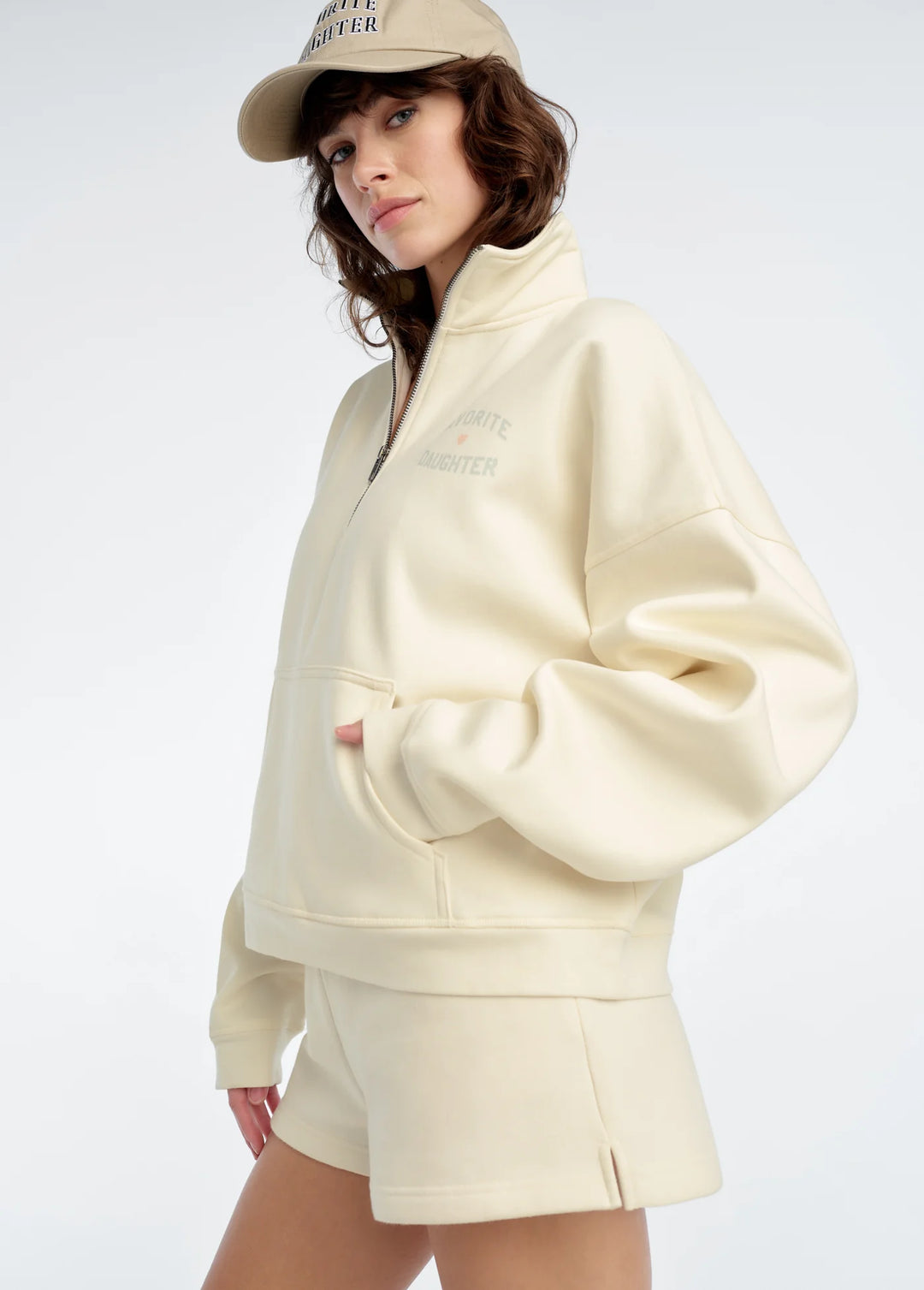 The Favorite Daughter Half Zip Sweatshirt