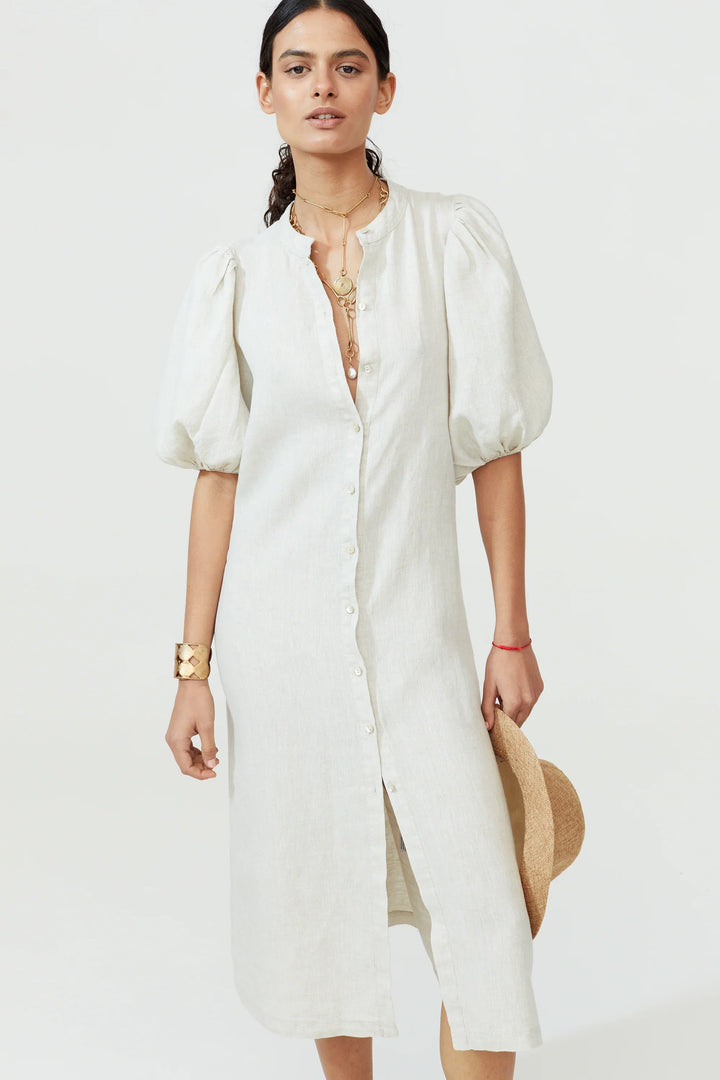 Bubble Linen Dress