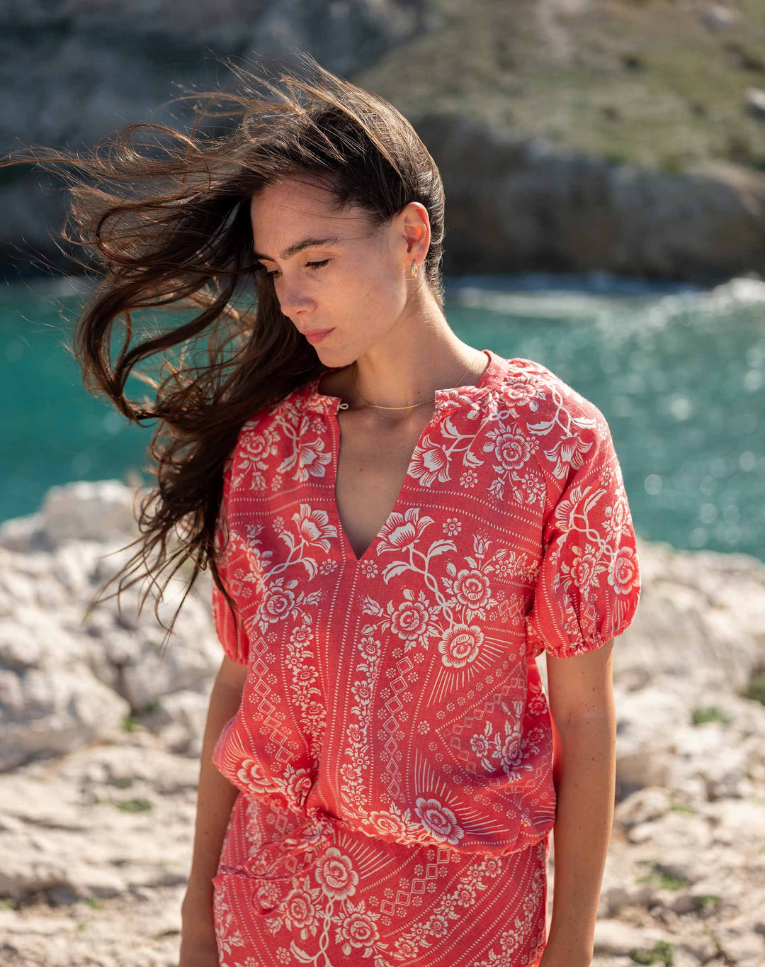 Poete Linen Top