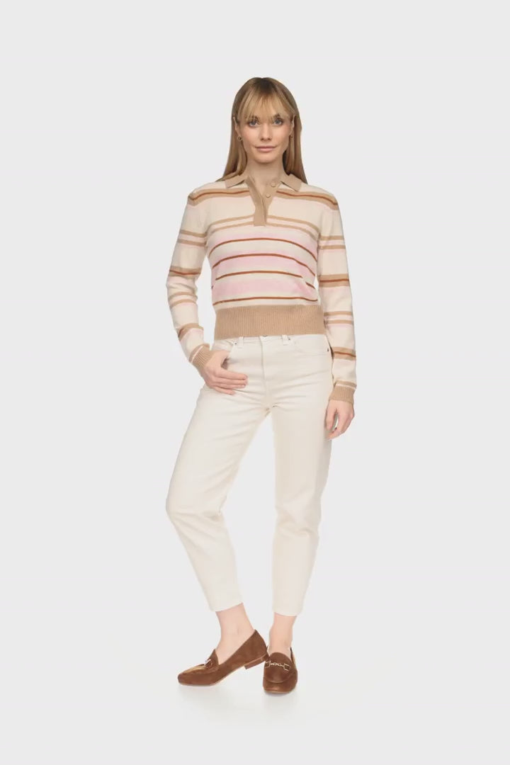 Slim Fit Stripey Polo
