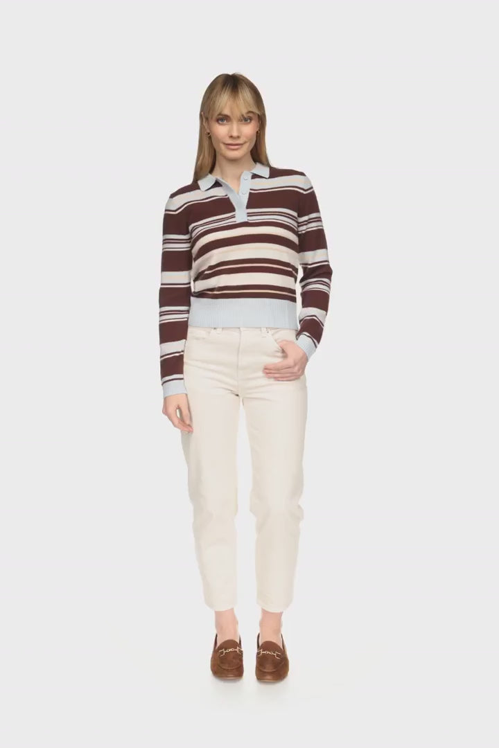 Slim Fit Stripey Polo
