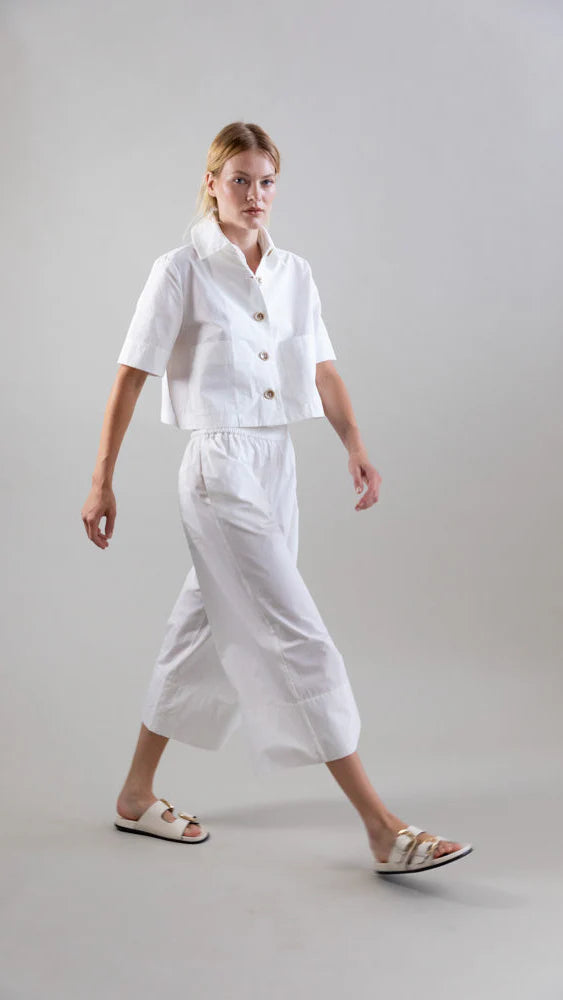 Elastic Waist Palazzo Pants