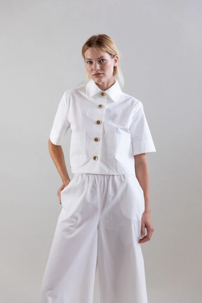 Short Sleeve Cotton Bolero