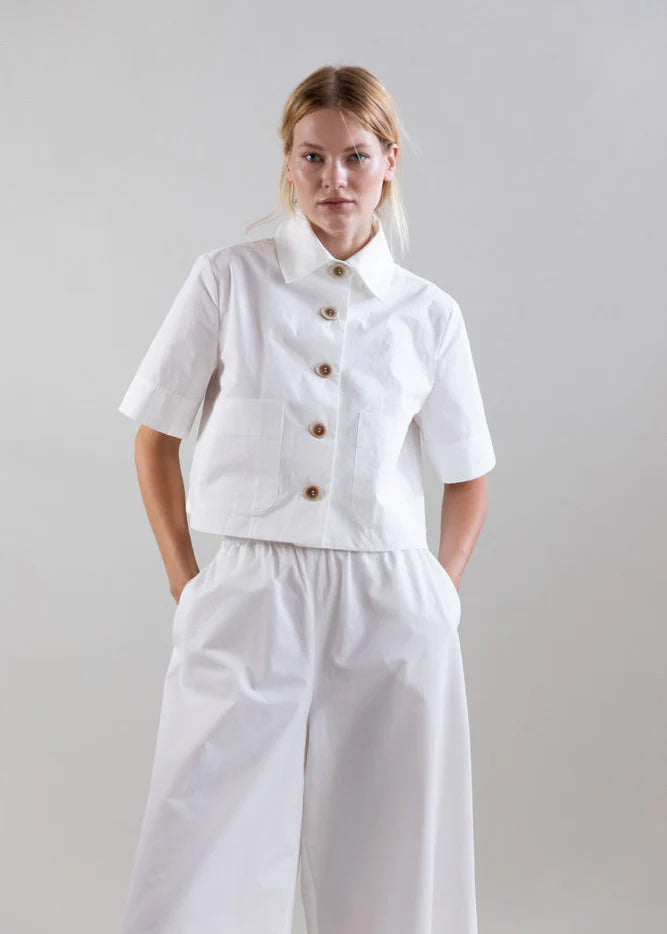 Short Sleeve Cotton Bolero