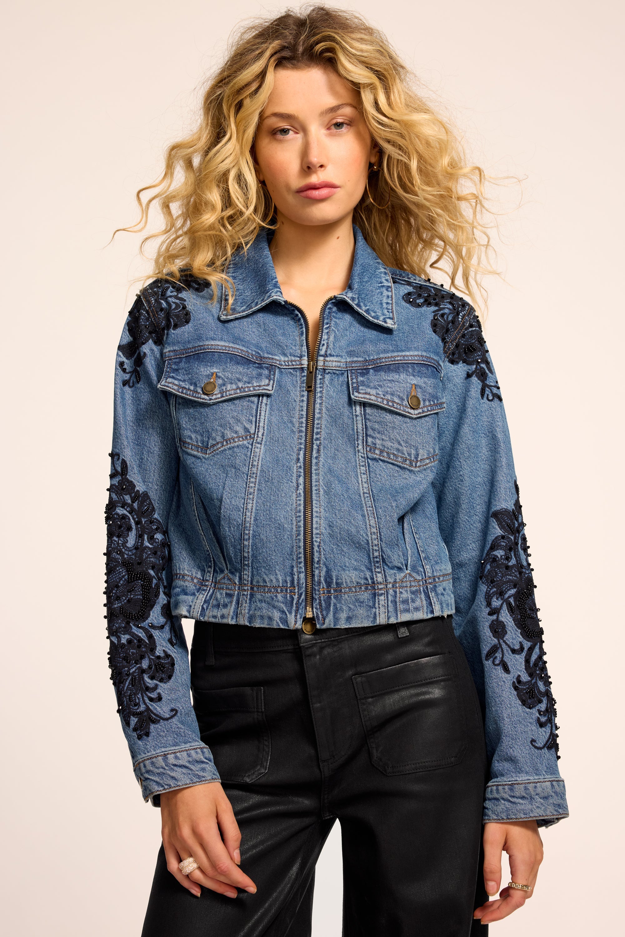 ジャケット・アウター disembysiik 26ss beads embroidered nylon Beaded Jannah Jacket – Grove Hill ATX