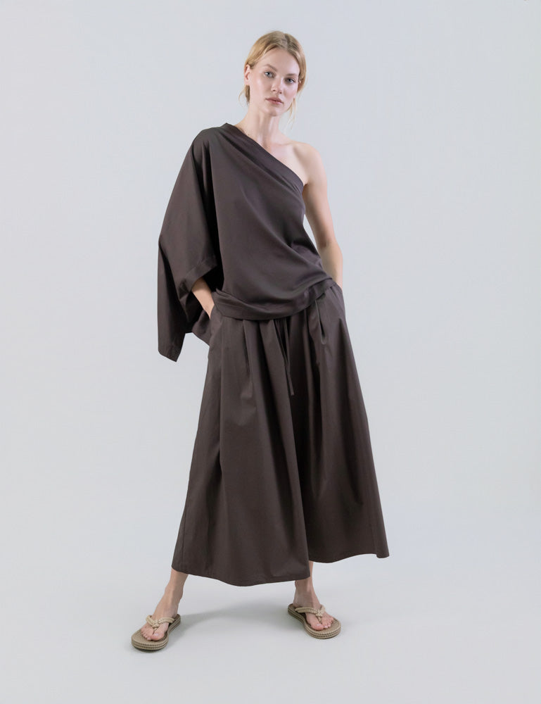 Elastic Waist Cotton Pant