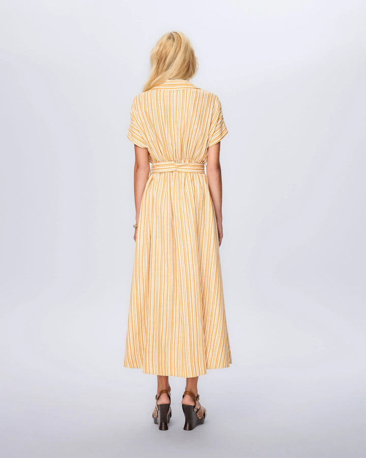 Lurex Belted Maxi Dress