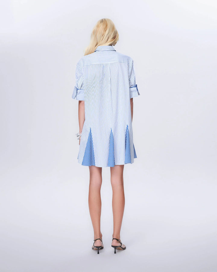 Echo Mix Stripe Shirtdress