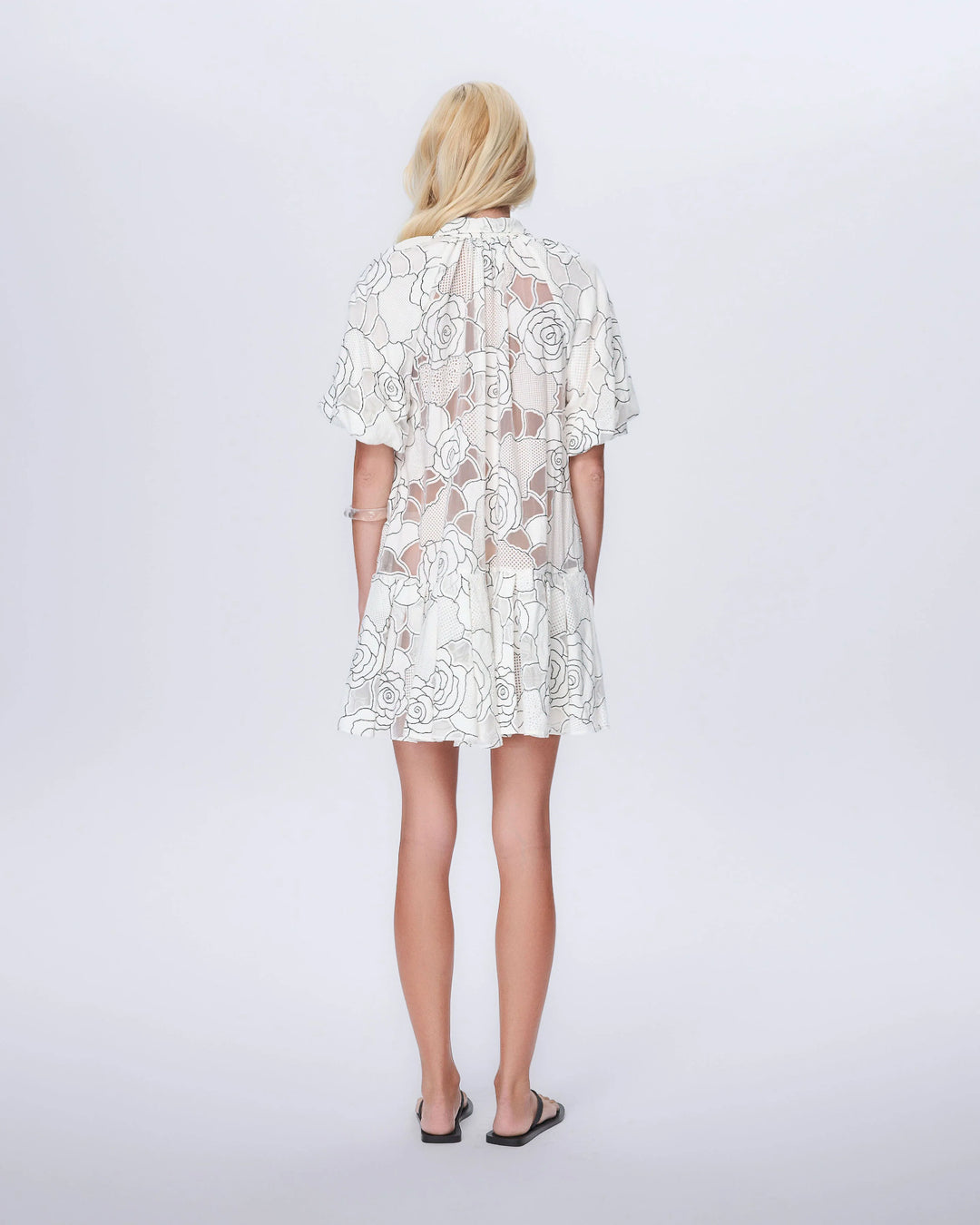 Ourania Puff Sleeve Shirtdress