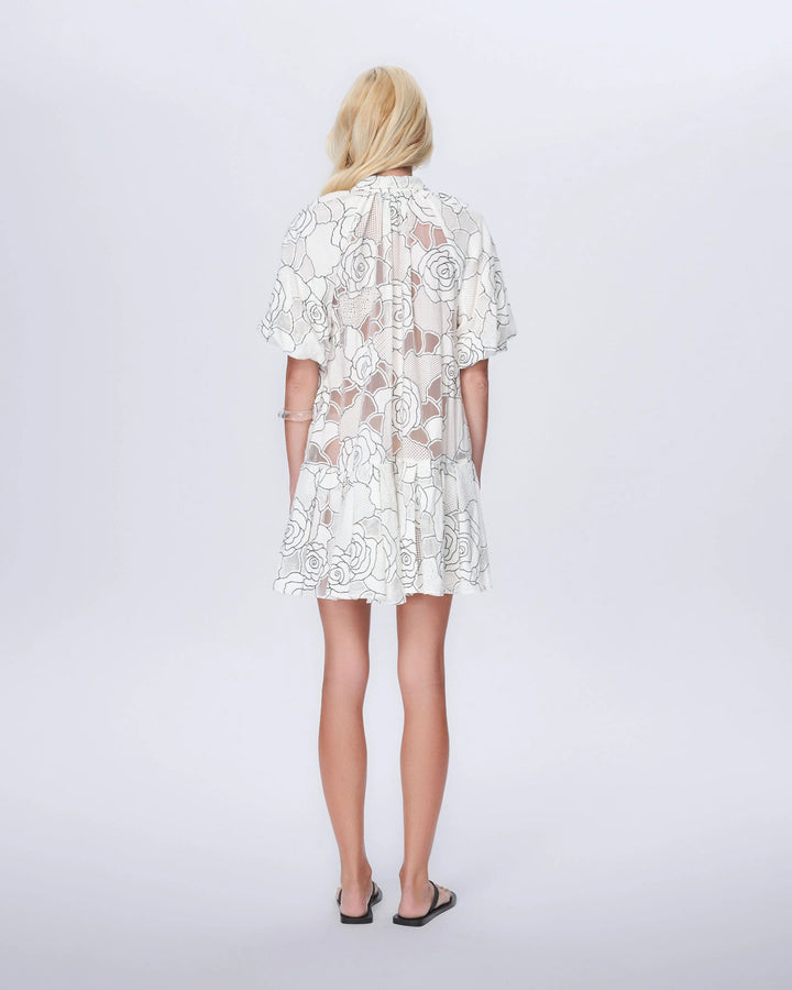 Ourania Puff Sleeve Shirtdress