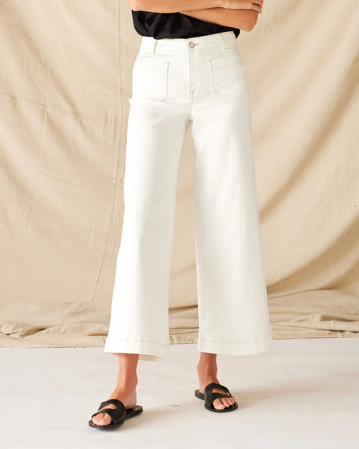 Sailor Cropped Wide Leg