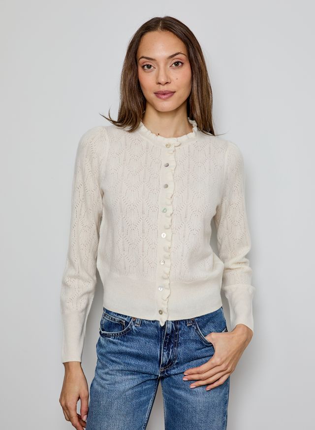 Pointelle Cardigan